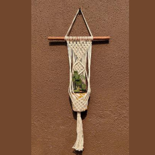 loomsmith-Macrame-wall-hanging-pot-holder-with-stick-holder-with-or-without-pot